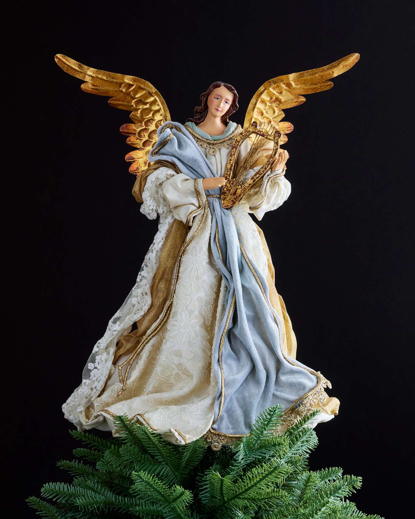Beige Angel Tree Topper