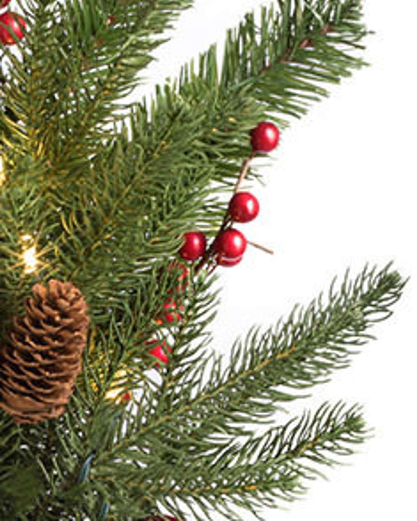 Balsam Hill Holiday Staircase Artificial Christmas Swag Details