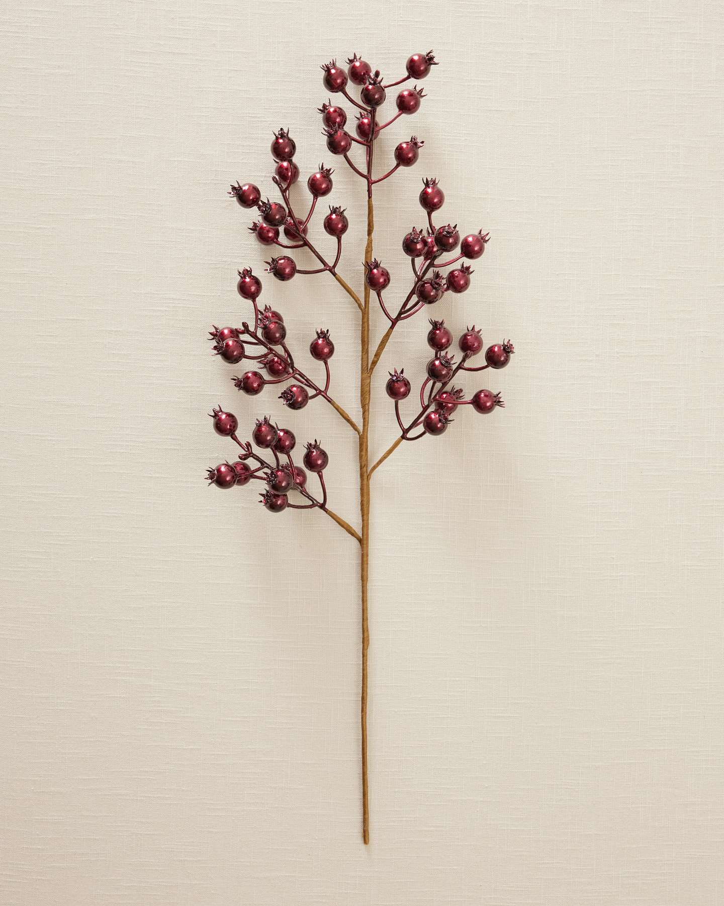 Bordeaux Berry Christmas Picks, Set of 12