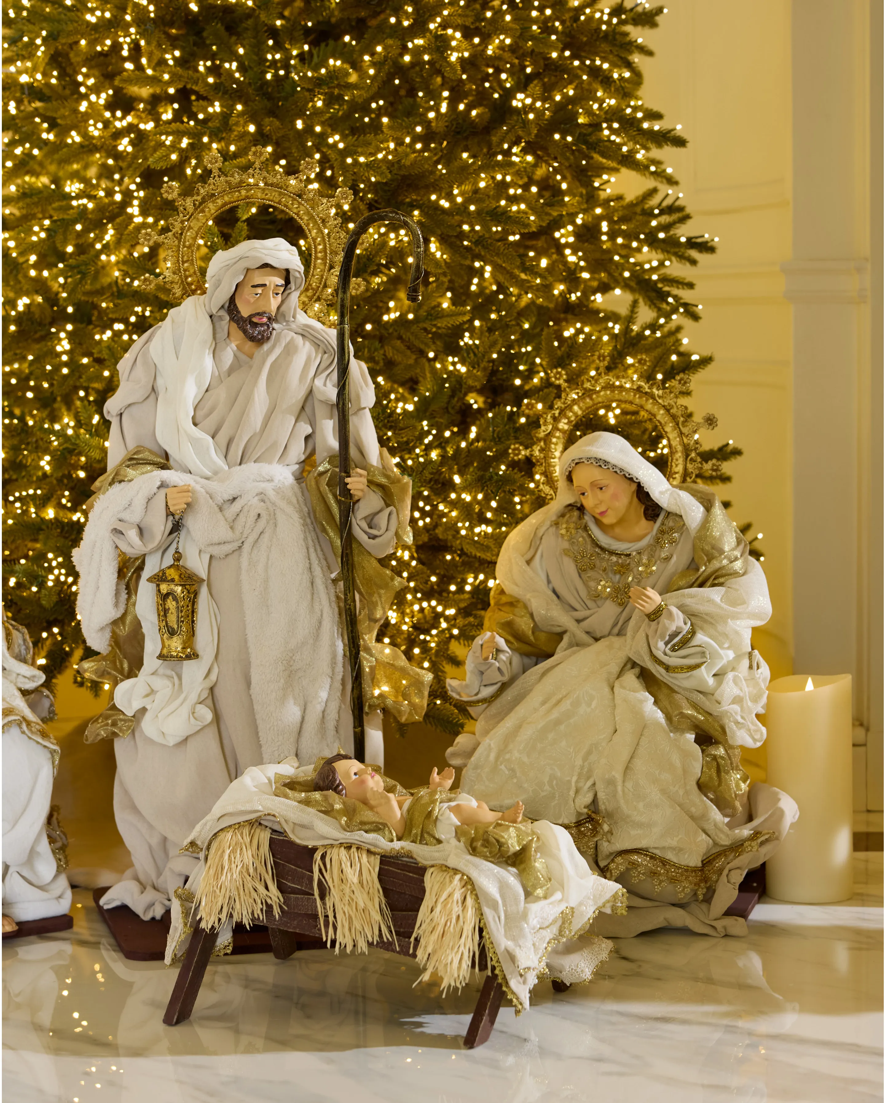 dress it up holiday collection nativity Christmas Nativity Buttons / Jesse James Dress It Up / Mary & Joseph & Jesus