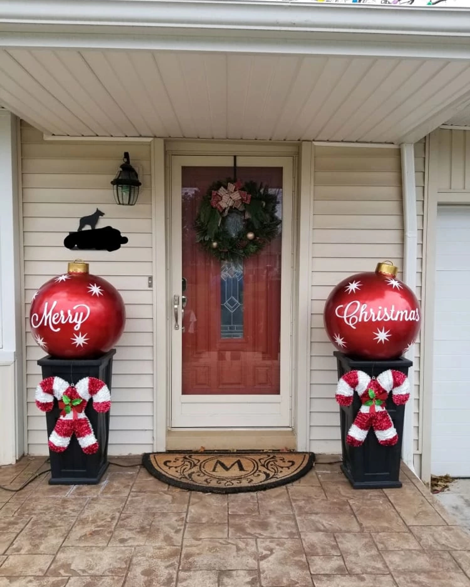 Oversized christmas balls deals