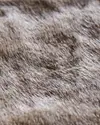 Brown Lodge Faux Fur Tree Skirt by Balsam Hill Closeup 30