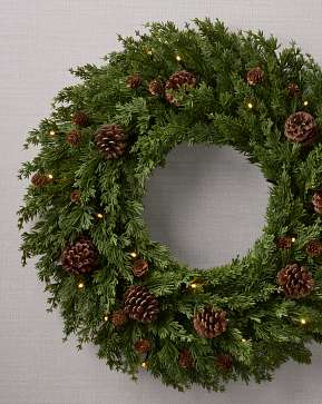 Ghirlanda Splendore di pigne e cipressi Real-Feel® Ghirlanda Splendore di pigne e cipressi Real-Feel®
