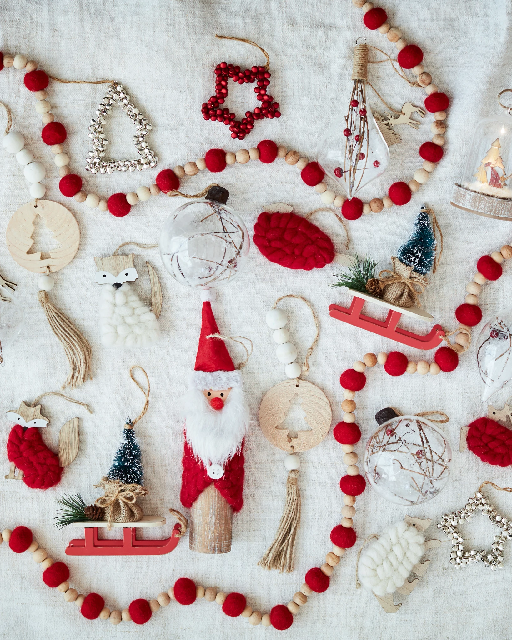 Nordic Frost Ornament Set by Balsam Hill