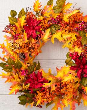 Outdoor Harvest Bloom Wreath Outdoor Harvest Bloom Wreath