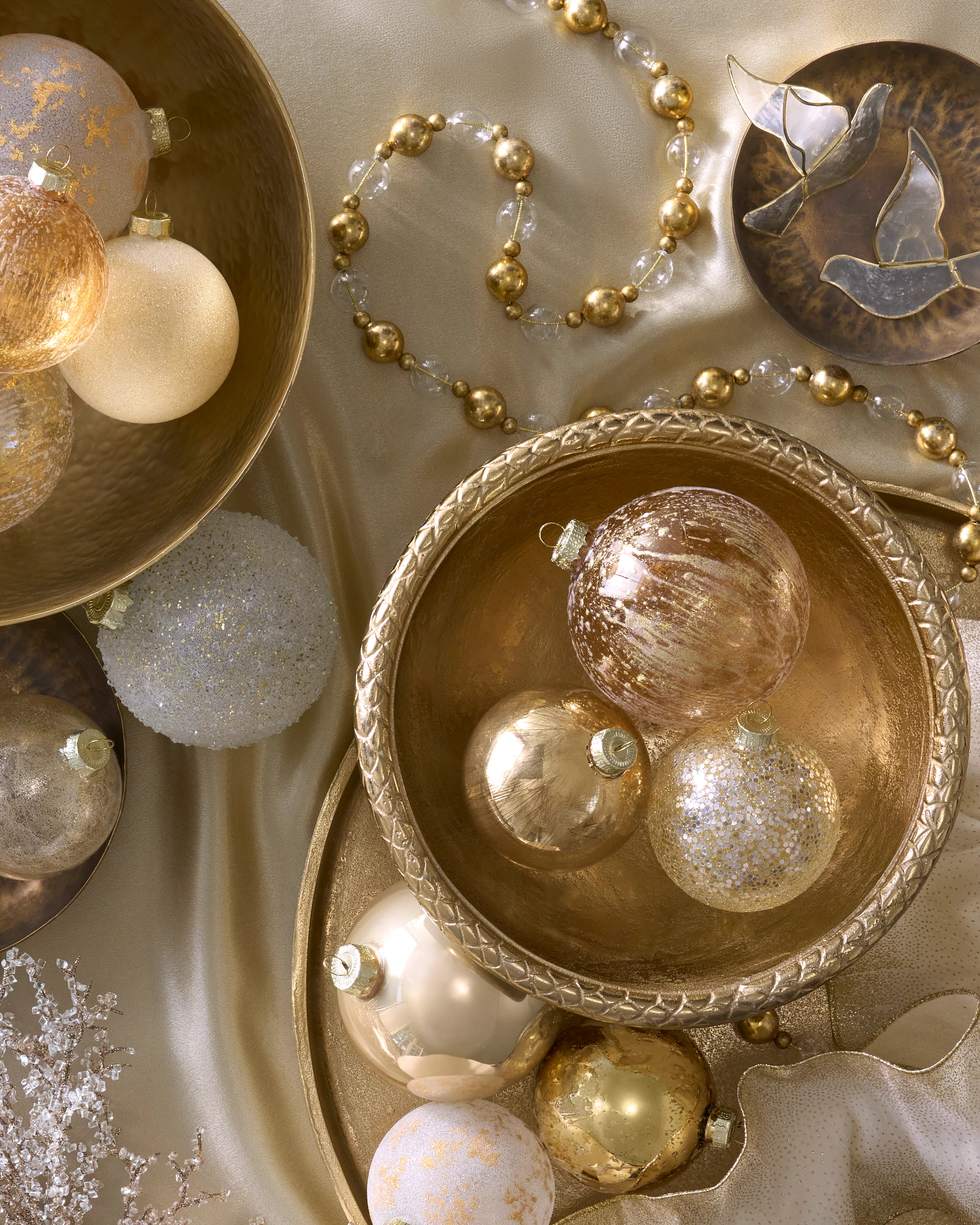Golden Glow Christmas Ornament Collection Balsam Hill