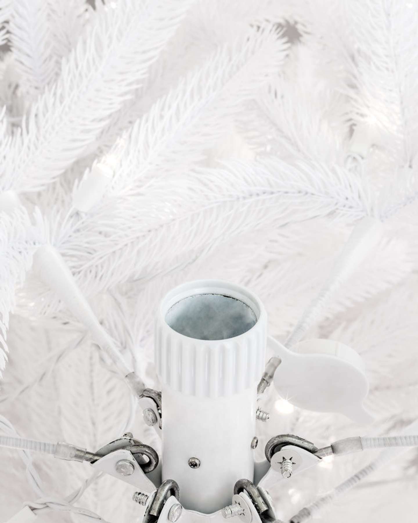Denali White Christmas Tree by Balsam Hill Easy Plug Special Feature