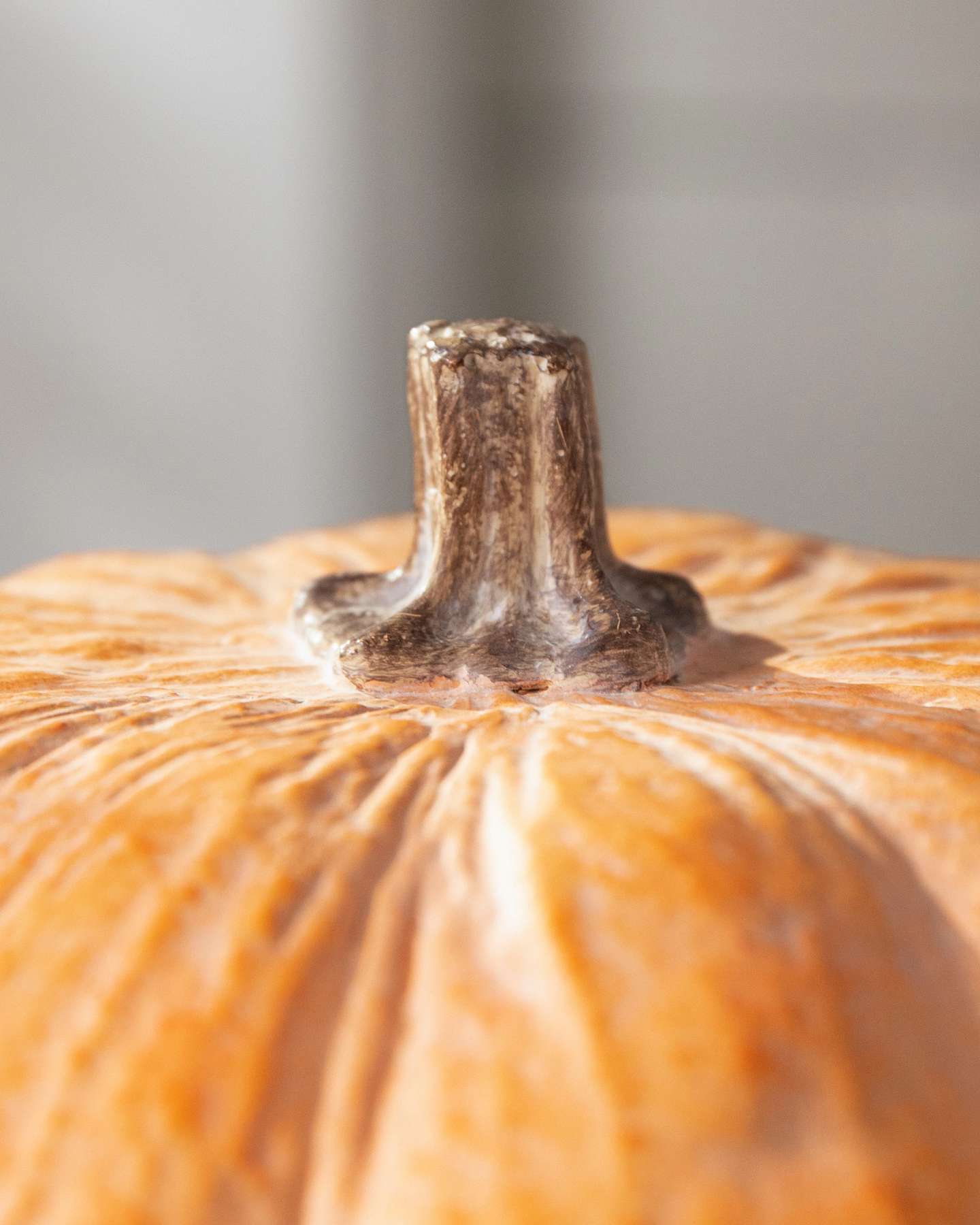 Balsam Hill Outdoor Stackable Fairytale Pumpkins Set of 4 Closeup View