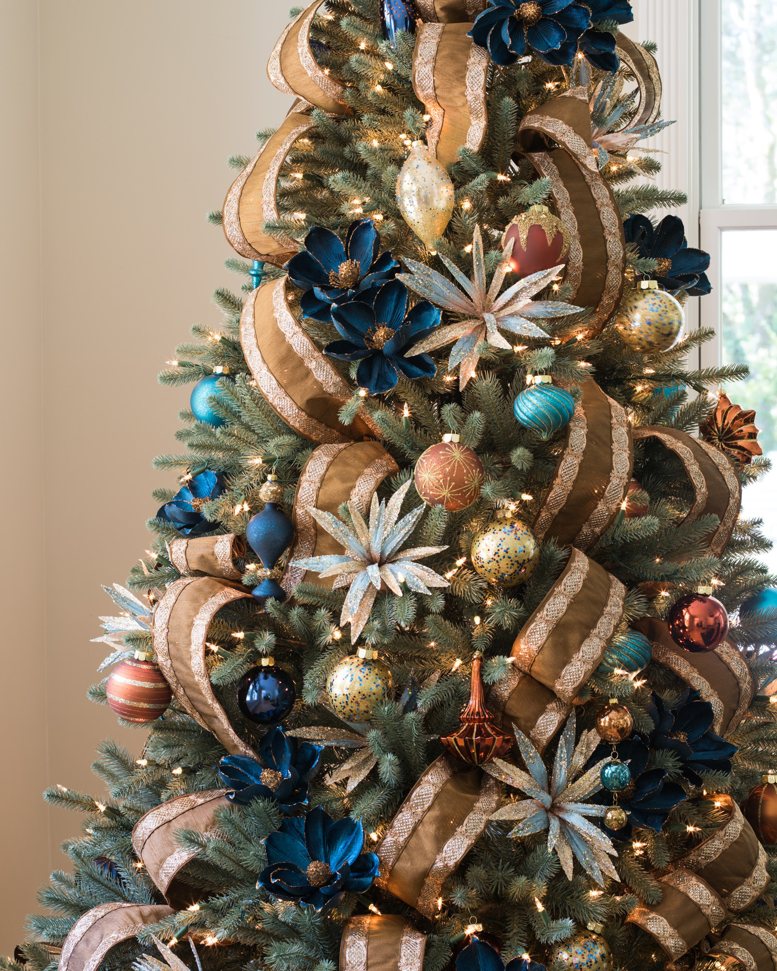 Brown Christmas Tree Ribbon | Balsam Hill