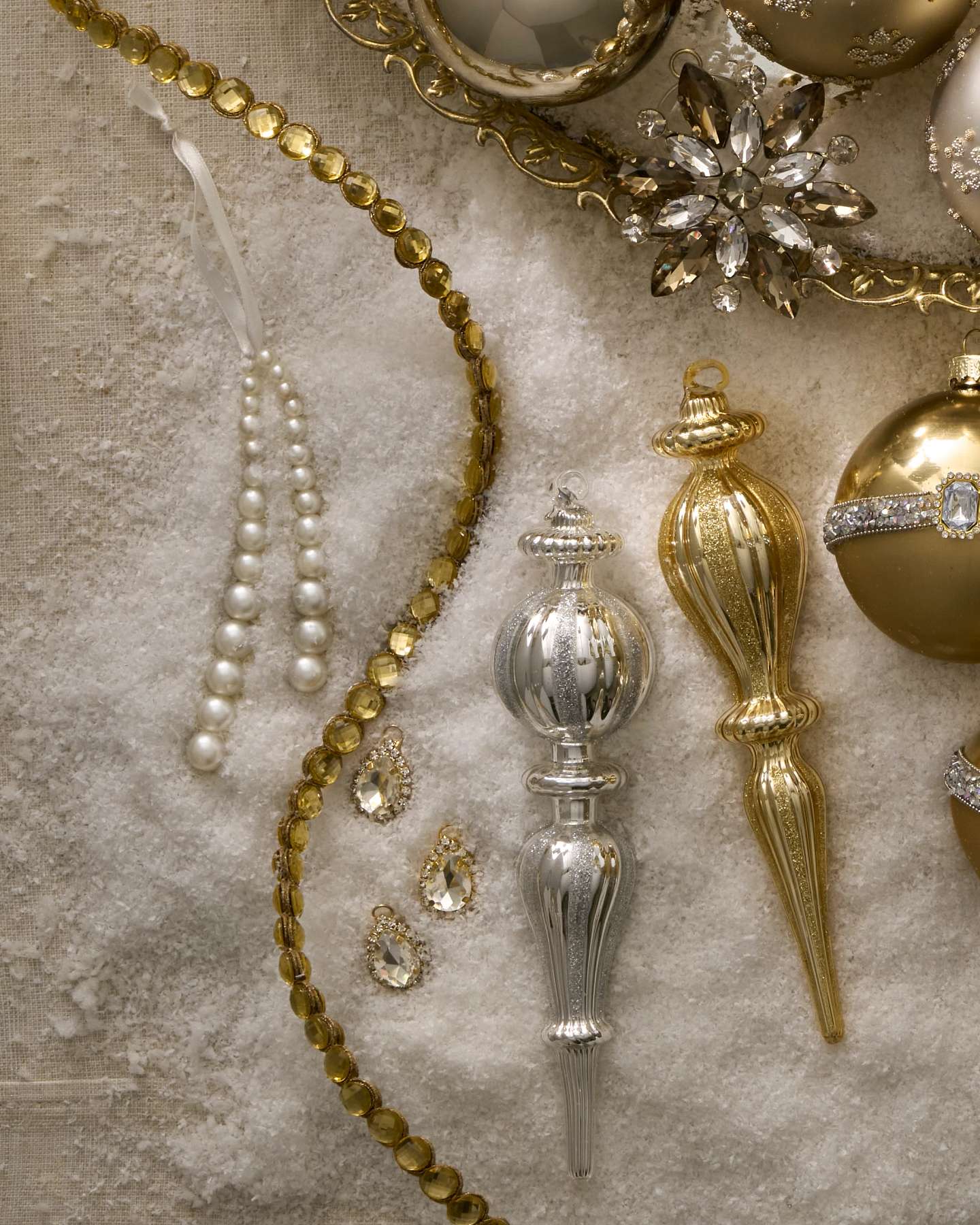 Pearl Drops Ornament Set