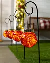 Red Solar Merry Metallics Pathway Lights by Balsam Hill
