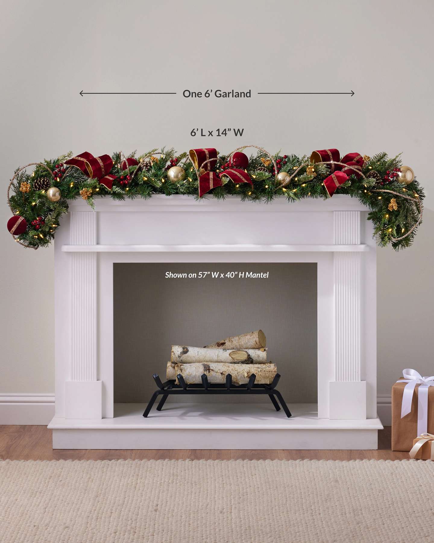 6' Royal Heirloom Garland