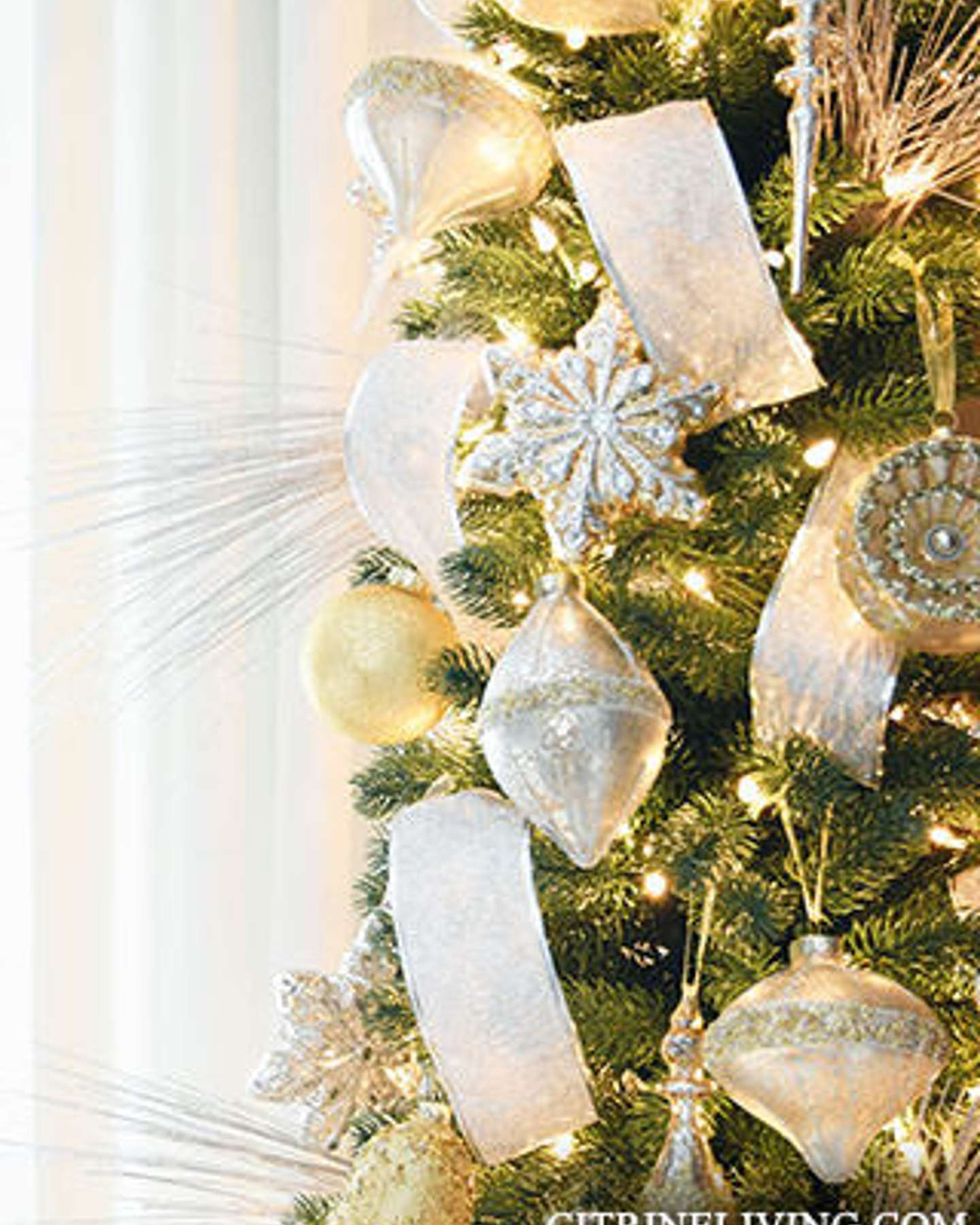 Balsam Hill Sonoma Slim Pencil Tree Featured in a Holiday Blog