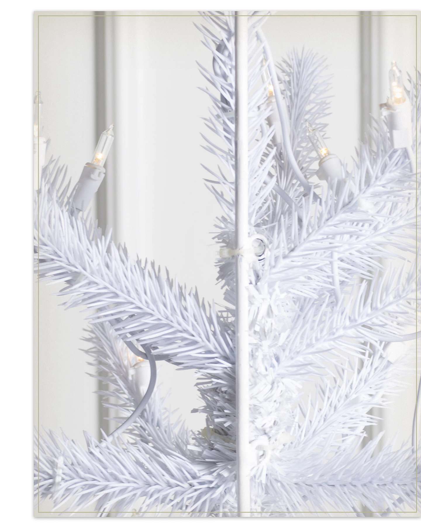 Balsam Hill White Tree Topper Stabilization Kit Product Display