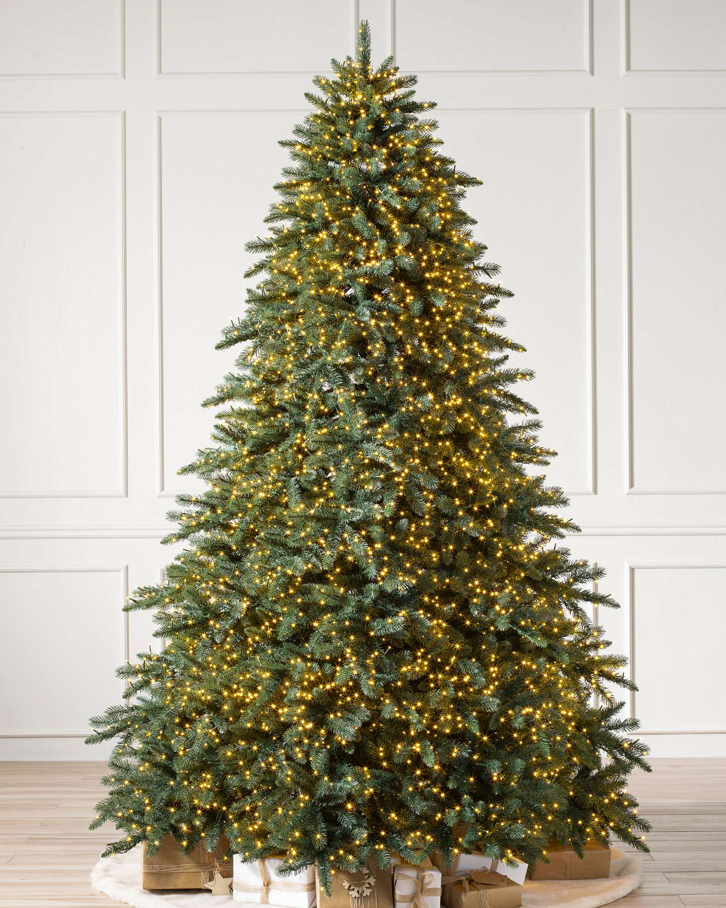 Balsam Hill Aspen Estate Fir Flip Artificial Christmas Tree UltraBright LED Full Display