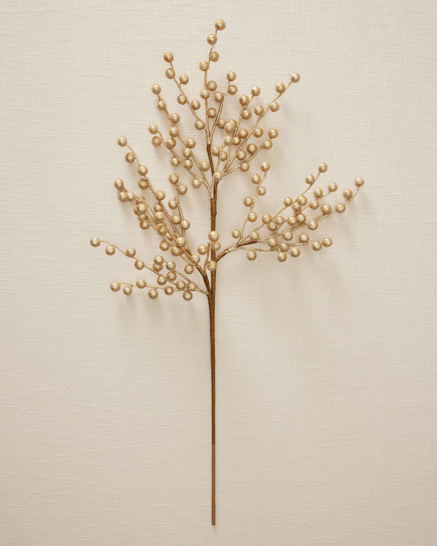 Champagne Gold Sugared Berry Picks, Set of 12