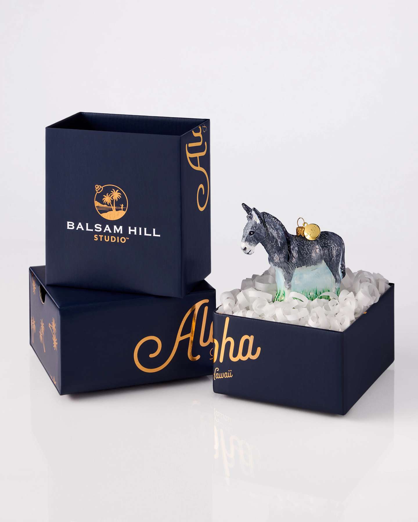 Balsam Hill Studio Donkey Ornament