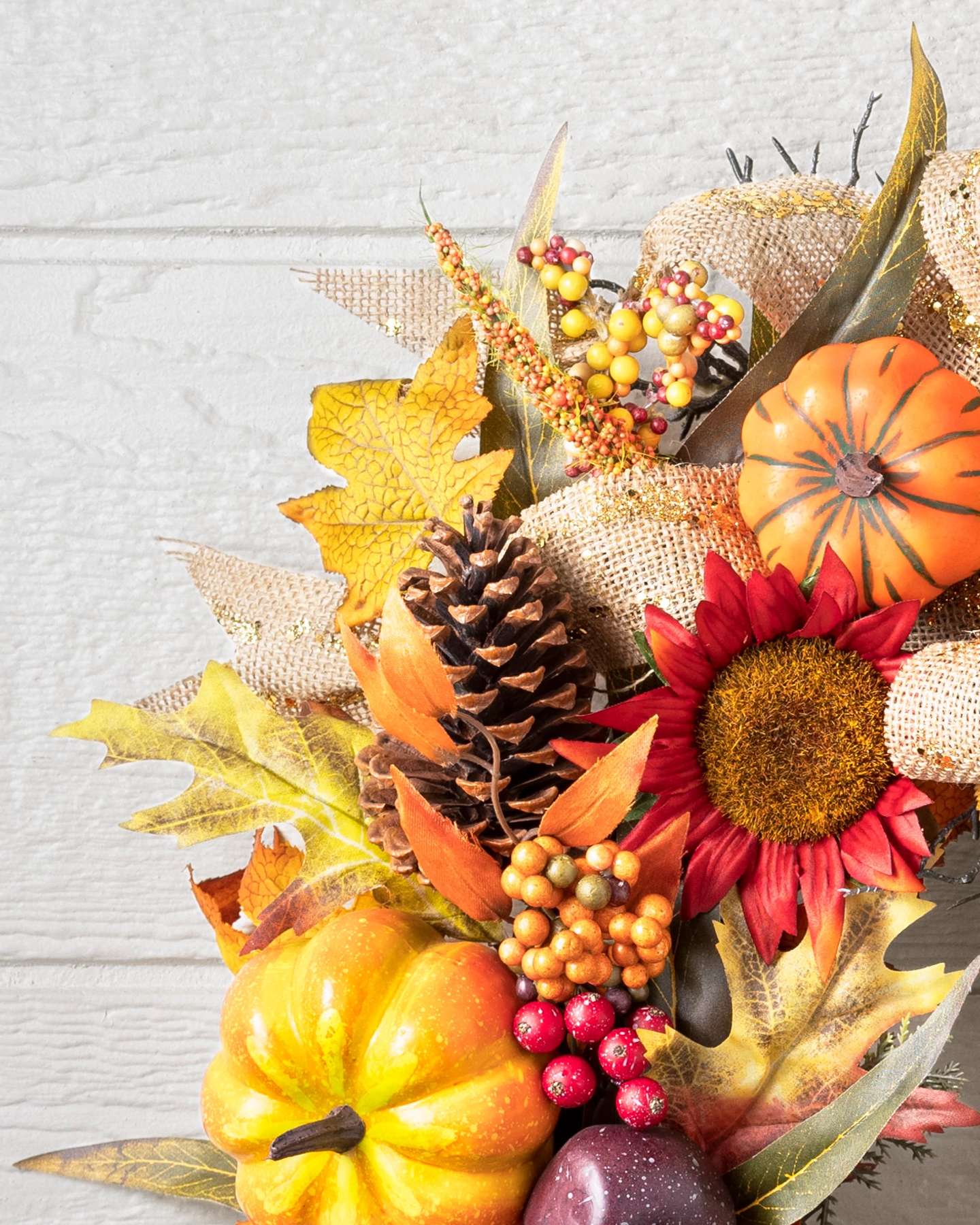 Balsam Hill Fall Harvest Artificial Foliage Detail