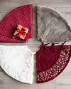 Ivory Lodge Faux Fur Tree Skirt by Balsam Hill Lifestyle 80