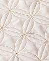 48in Ivory Lancaster Quilted Tree Skirt by Balsam Hill Closeup 60