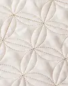 48in Ivory Lancaster Quilted Tree Skirt by Balsam Hill Closeup 60