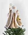 Gold Father Christmas Tree Topper by Balsam Hill