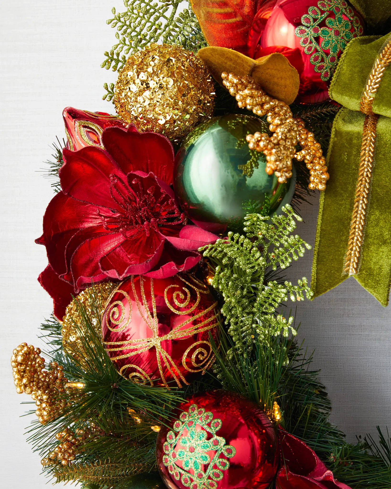 Outdoor Holiday Grandeur Artificial Wreath | Balsam Hill