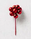 Red Brilliant Burst Ornament Mini Picks by Balsam Hill