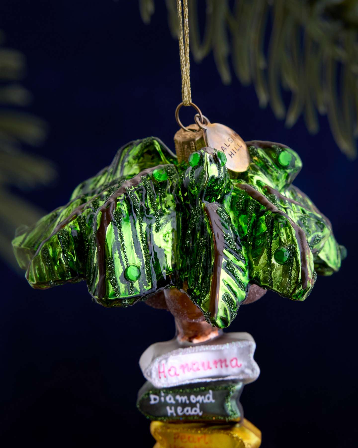 Balsam Hill Studio Oahu Road Sign Ornament
