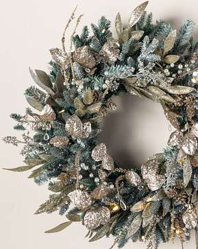 Champagne & Crystal Wreath Champagne & Crystal Wreath