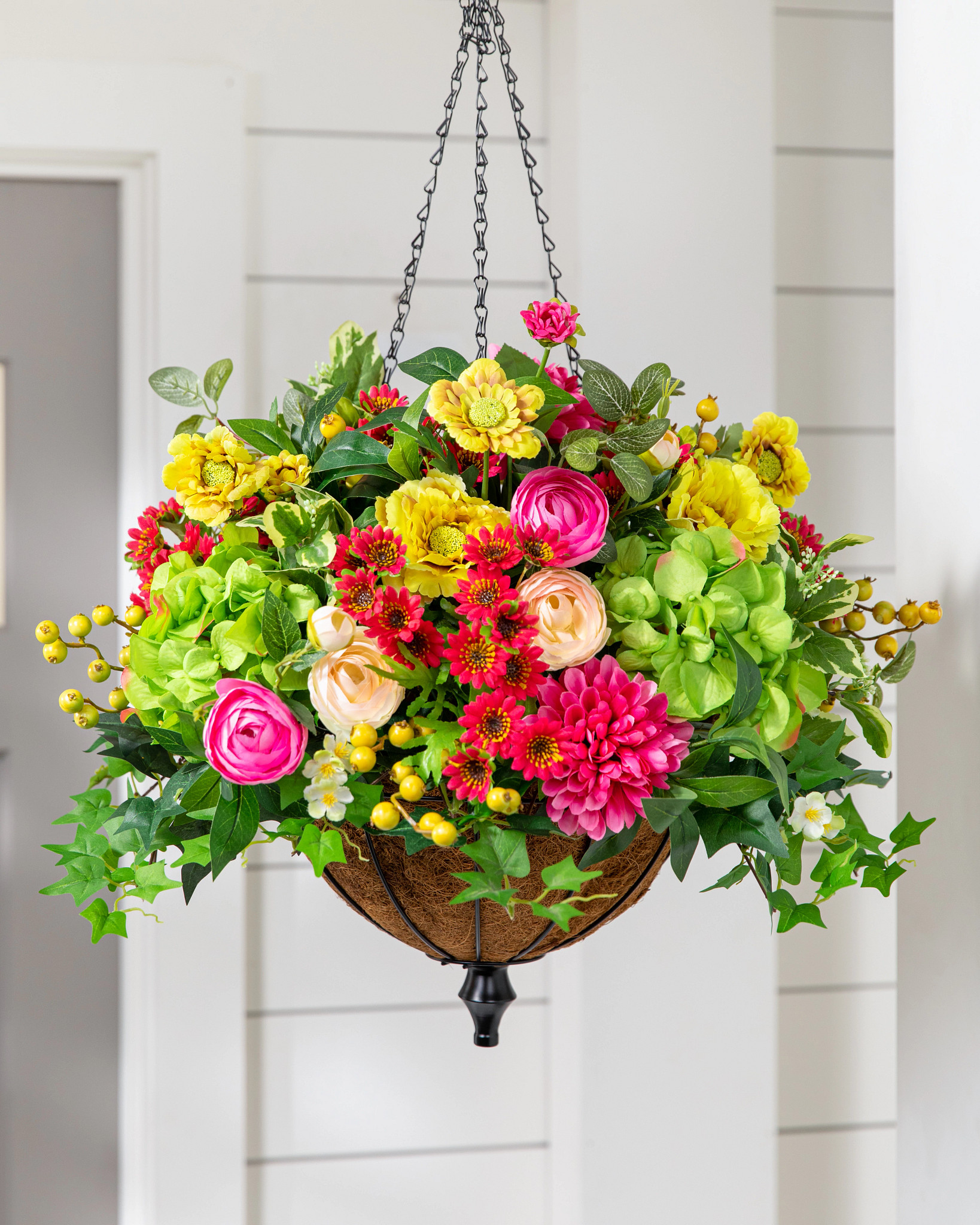 Outdoor Vivid Blooms Artificial Spring Foliage | Balsam Hill