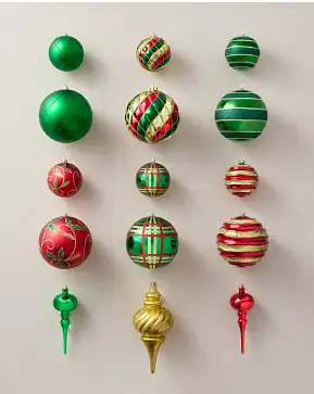 Merry Mix Shatter-Resistant Ornament Set Merry Mix Shatter-Resistant Ornament Set