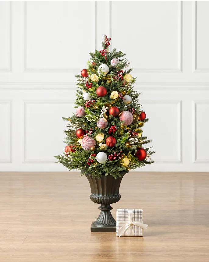 The Holiday Aisle® Lighted Artificial Christmas Tree - Includes a