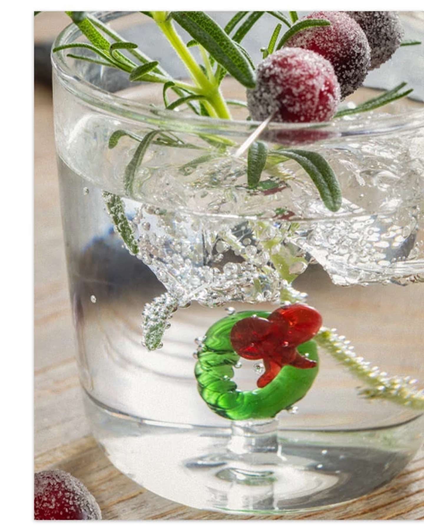 Balsam Hill Mistletoe Kiss Cocktail Gift Box Displayed in Product Showcase