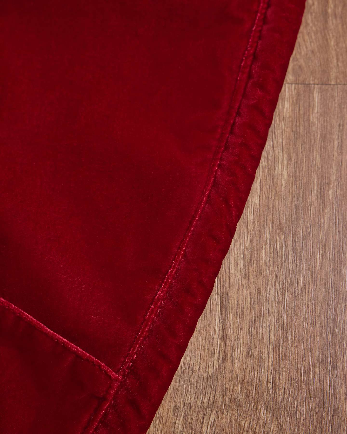 72" Red Luxe Velvet Tree Skirt