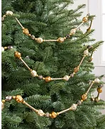 Ice Crystal Beaded Christmas Tree Garland Set