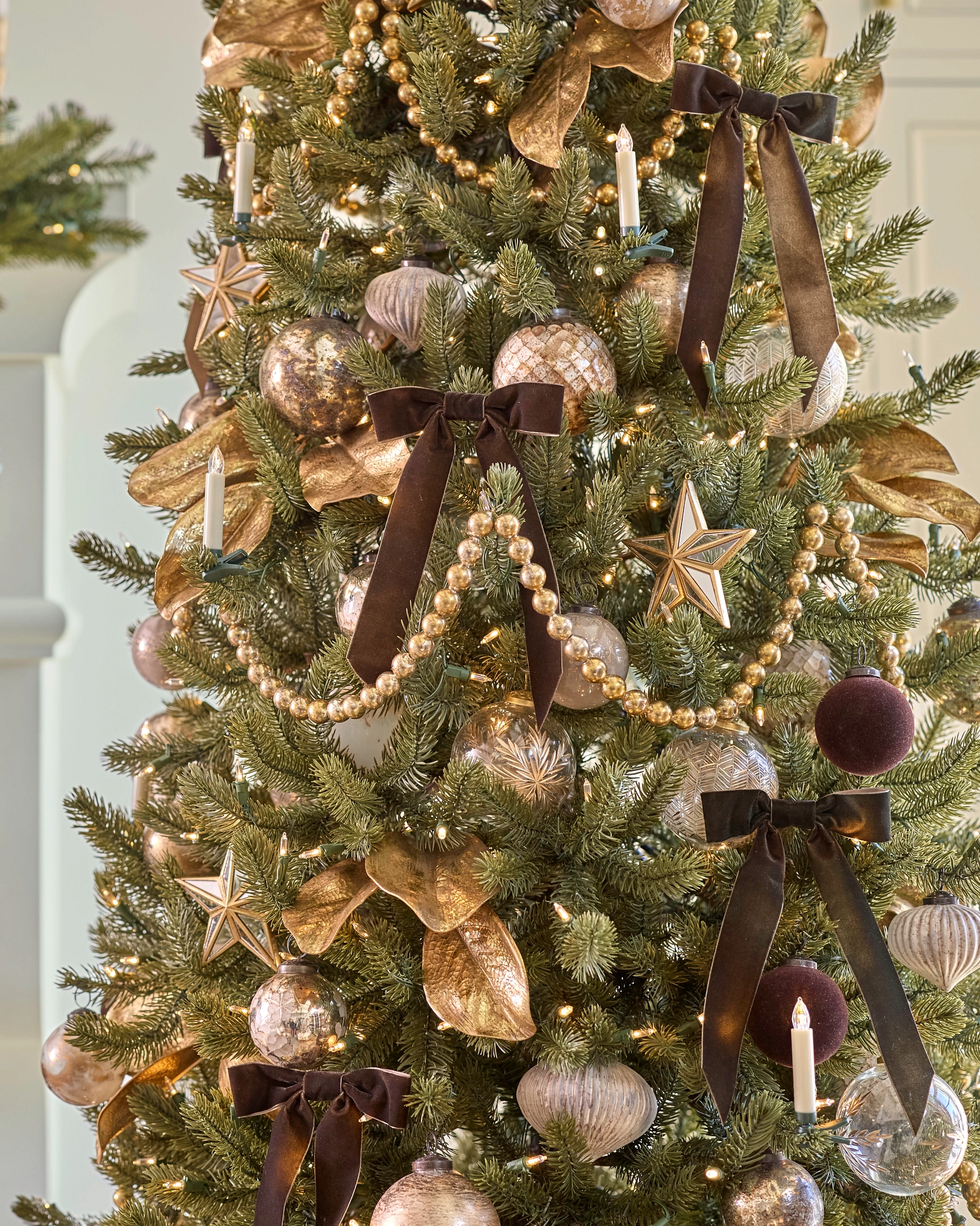 Vermont White Spruce Narrow Artificial Christmas Tree | Balsam Hill