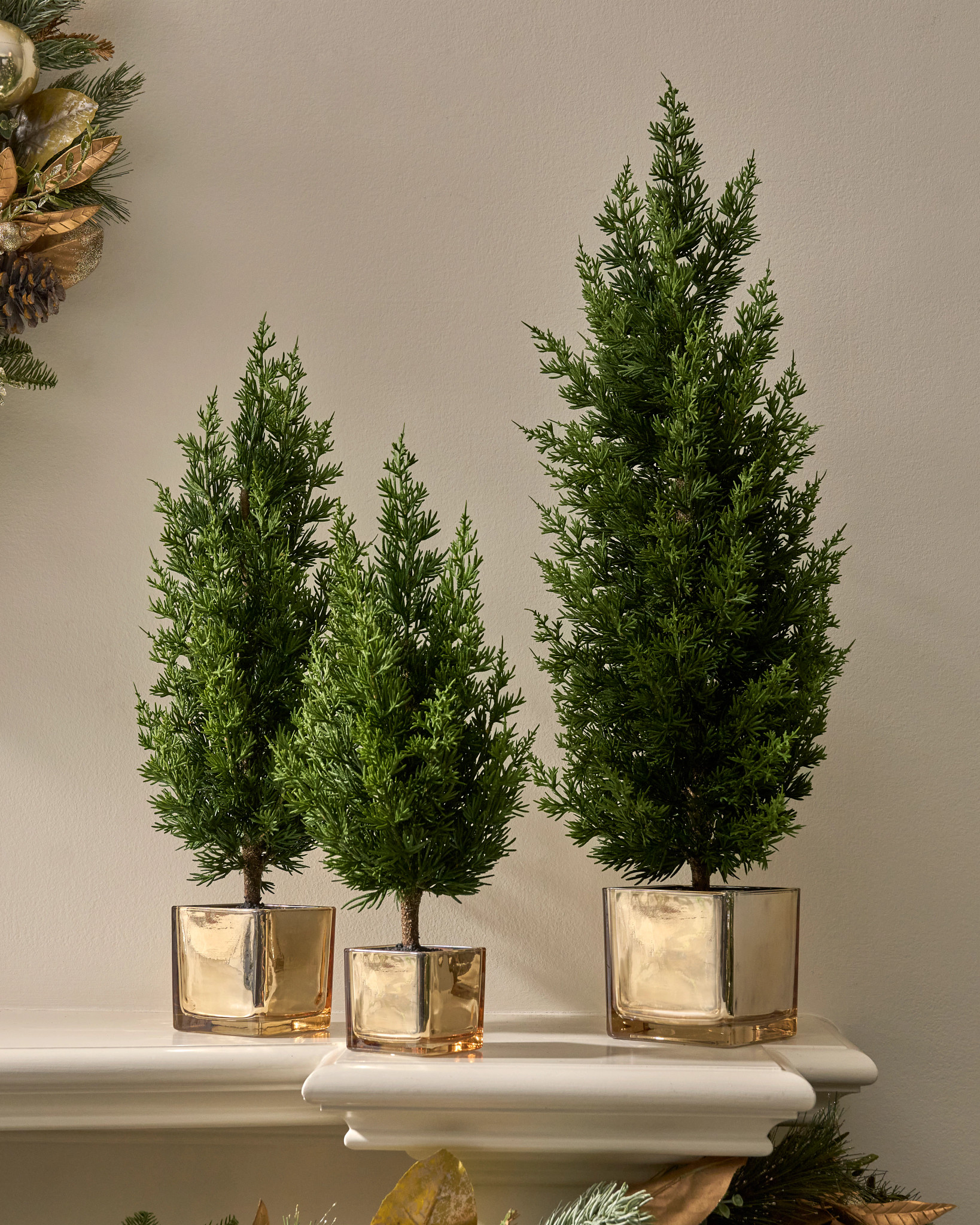 Evergreen Tabletop Tree Set