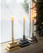 Window christmas discount candles with timer