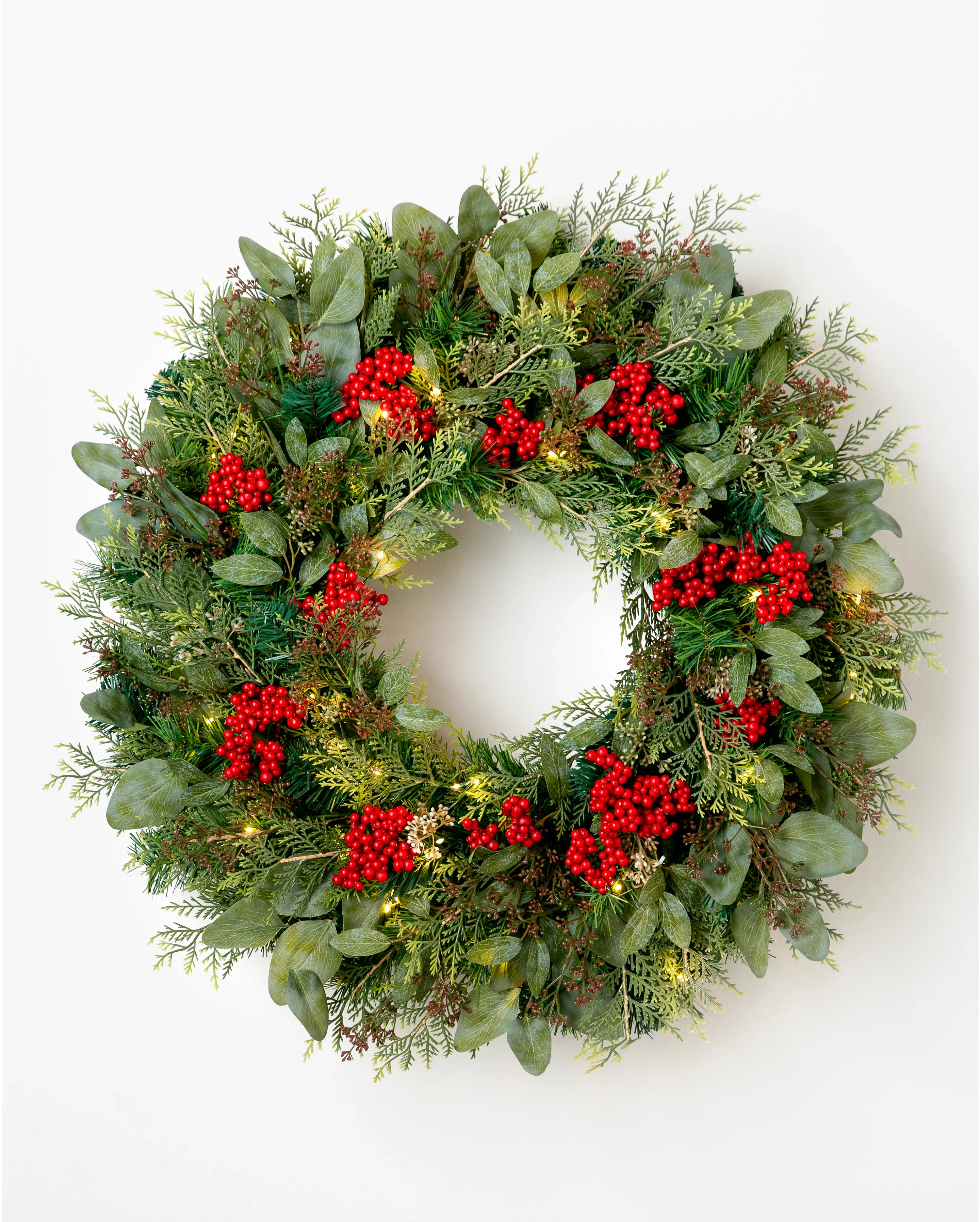 TALLOW BERRY WREATH - 22 INCH - Mills Floral Company TALLOW BERRY WREATH - 22 INCH - Mills Floral Company