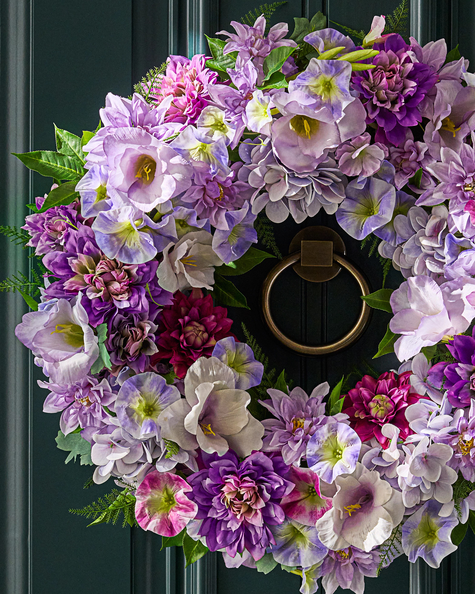 Purple in Bloom Wreath