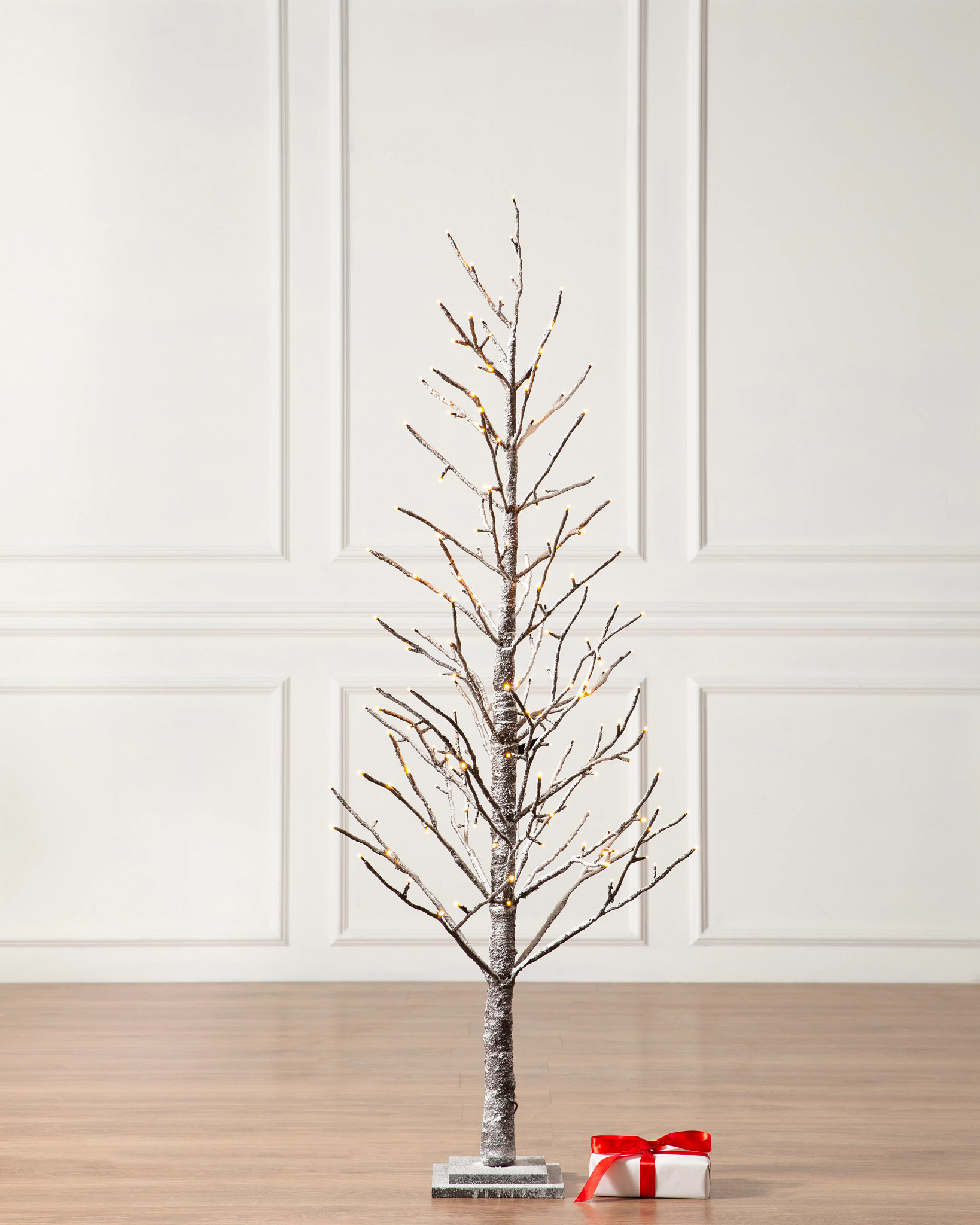 Lit Snowy Branch LED Tree