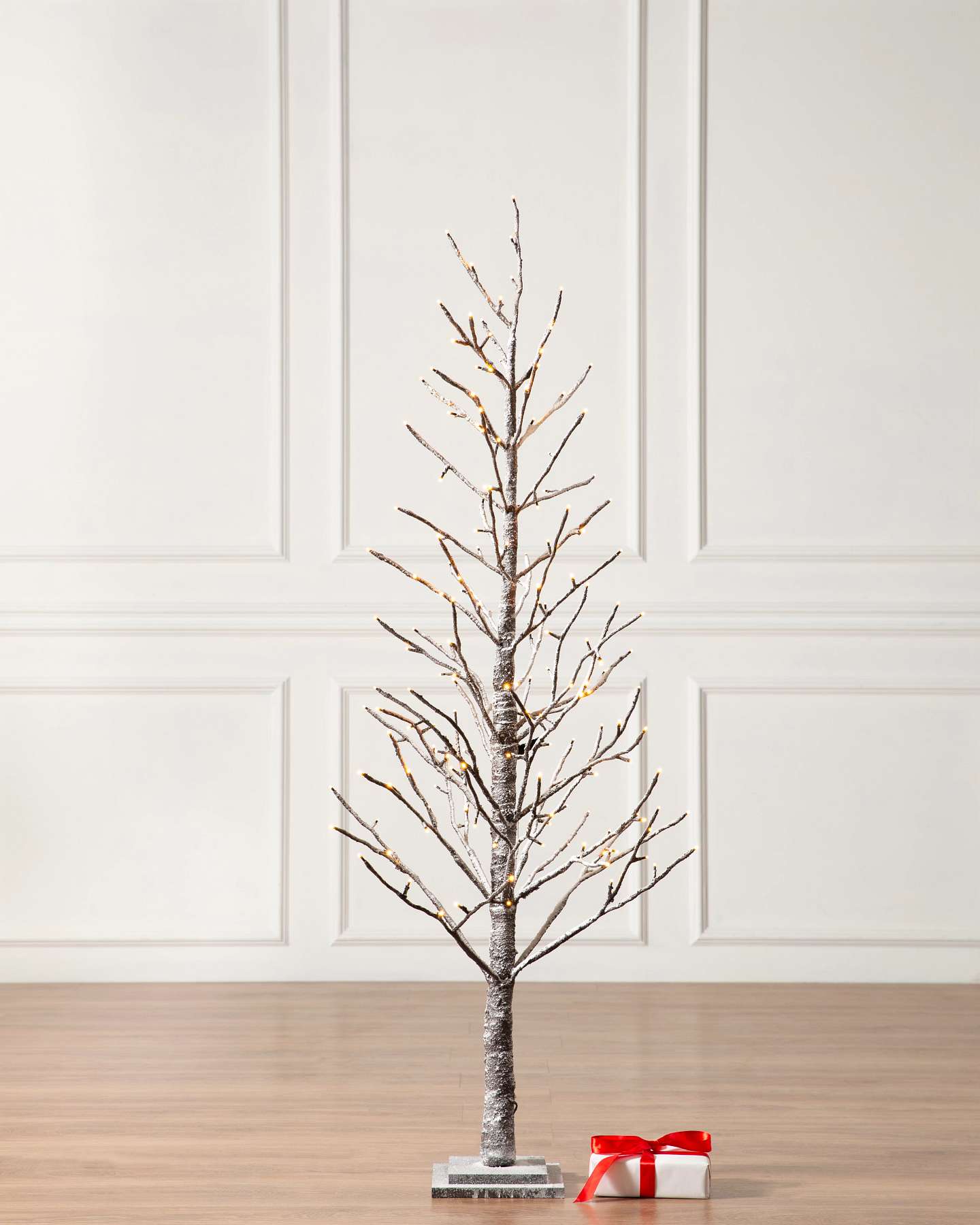 Balsam Hill 5-Foot Snowy Branch LED Artificial Christmas Tree