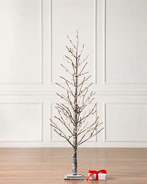 Árbol con iluminación LED Ramas nevadas Árbol con iluminación LED Ramas nevadas