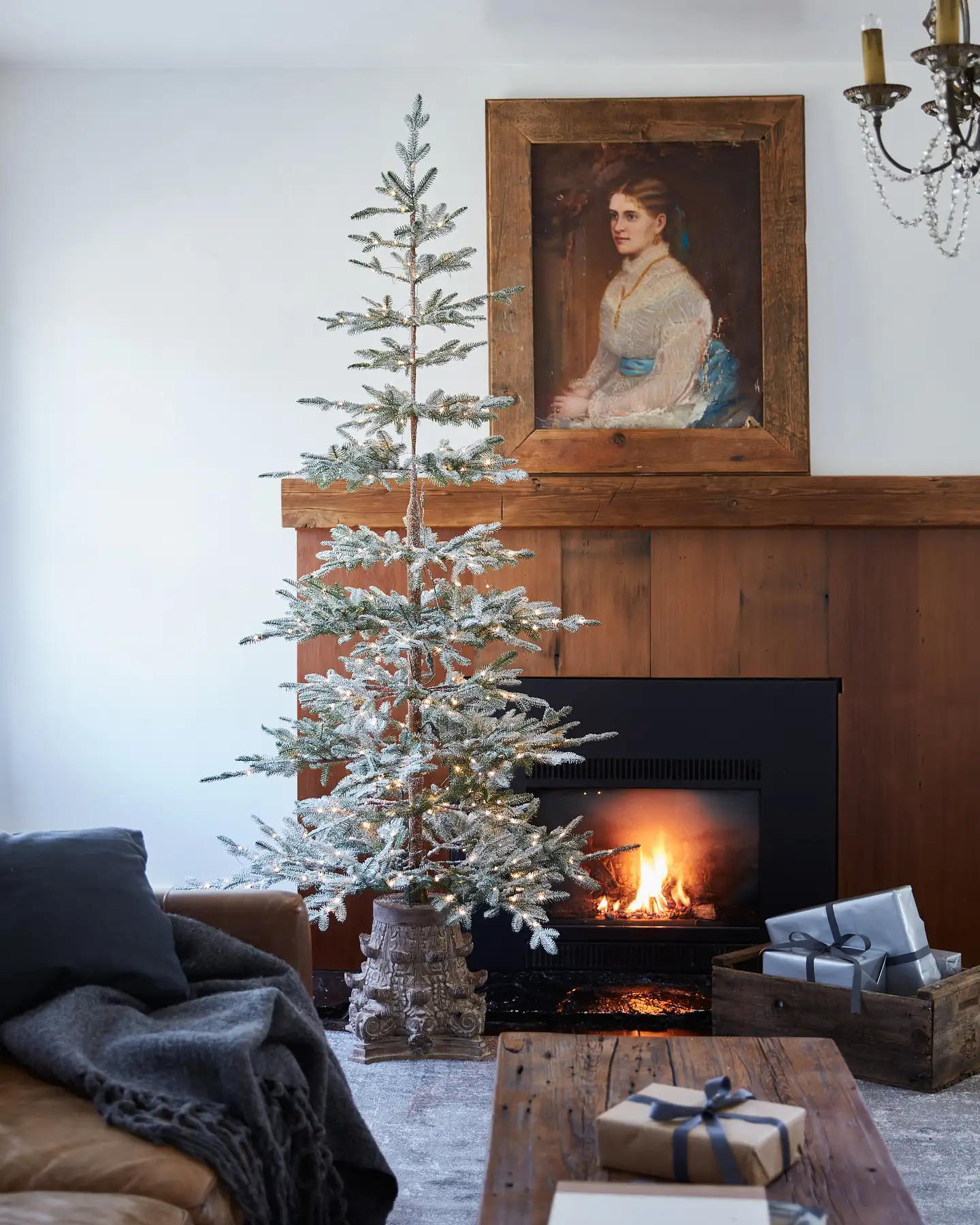 Künstliche Weihnachtsbäume – Alpine Balsam-Tannen mit Schnee