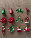 Christmas Cheer Novelty Ornaments Set of 12 by Balsam Hill
