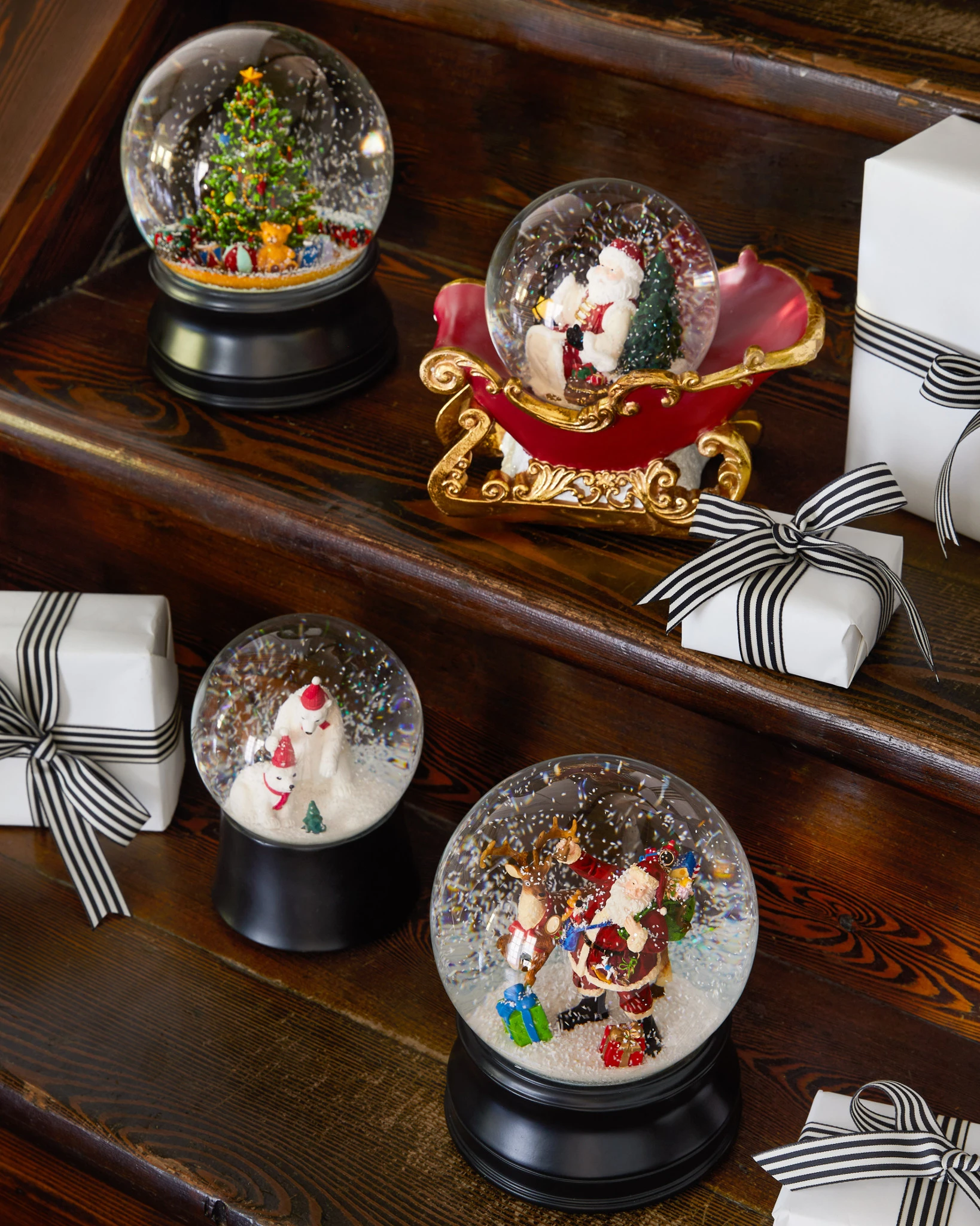 Christmas Moments Musical Snow Globe | Balsam Hill