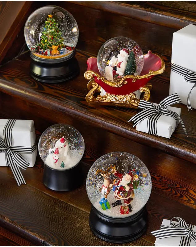 Christmas Moments Musical Snow Globe by Balsam Hill Lifestyle 10