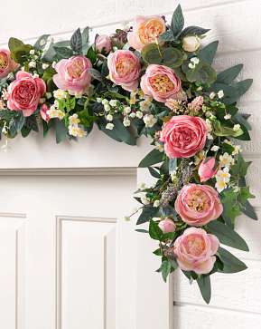 Outdoor Provence Rose Garland Outdoor Provence Rose Garland