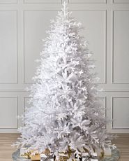 Artificial white Christmas tree